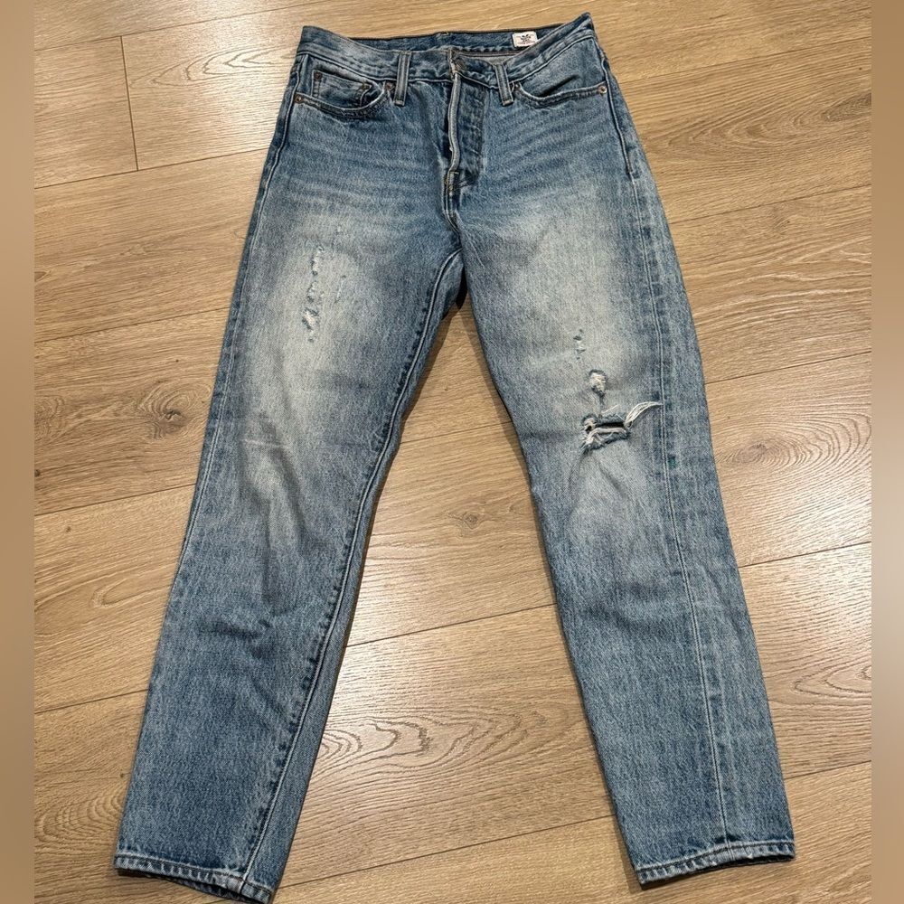 Levis white oak cone denim